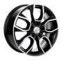 Легковой диск Khomen Wheels KHW1713 7x17 5x114,3 ET47 67,1 Black-FP